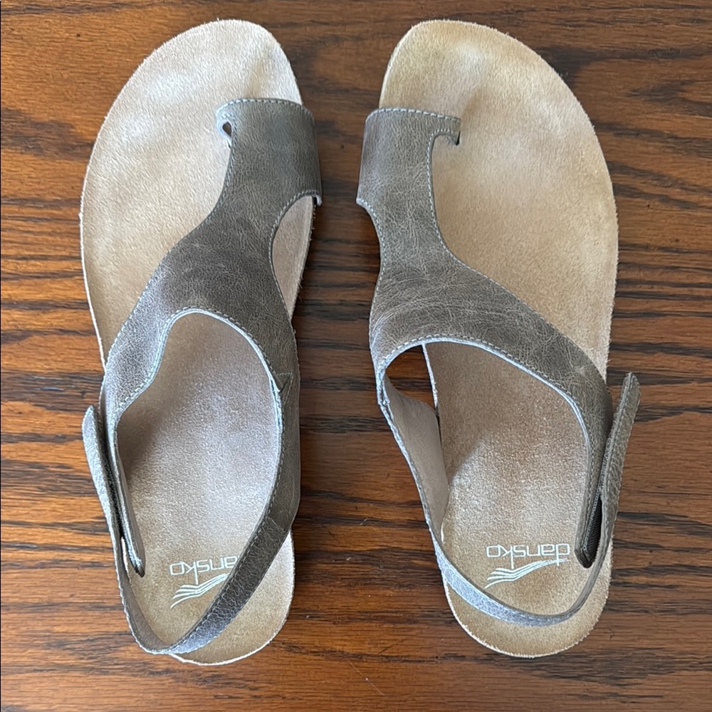 Dansko Brown Leather Sandals